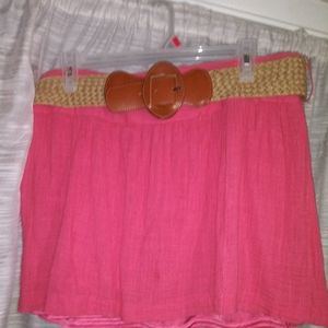 mini skirt with detachable belt
